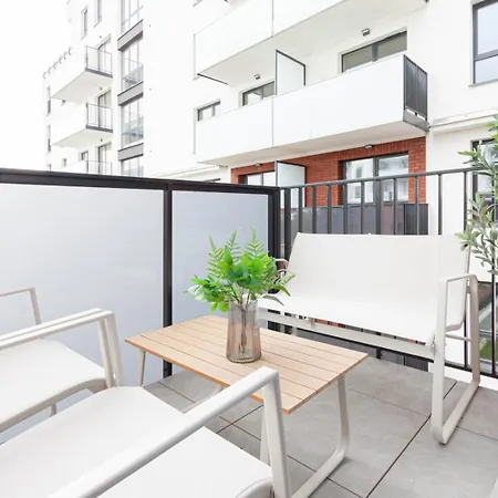 アパート Apartly- Riverside & Balkon, Widok *