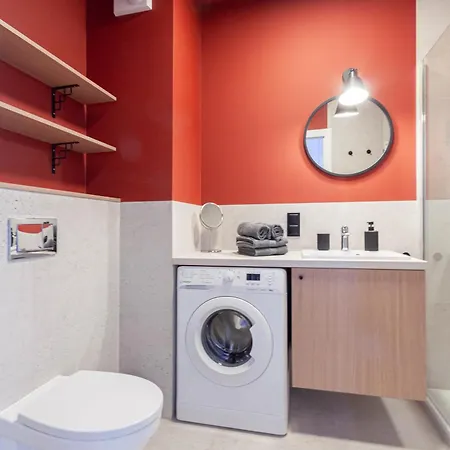 Apartly- Riverside & Balkon, Widok アパート *